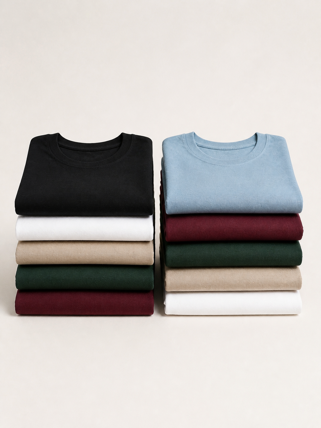 Blank Color Unisex Cotton T-Shirt – No Print